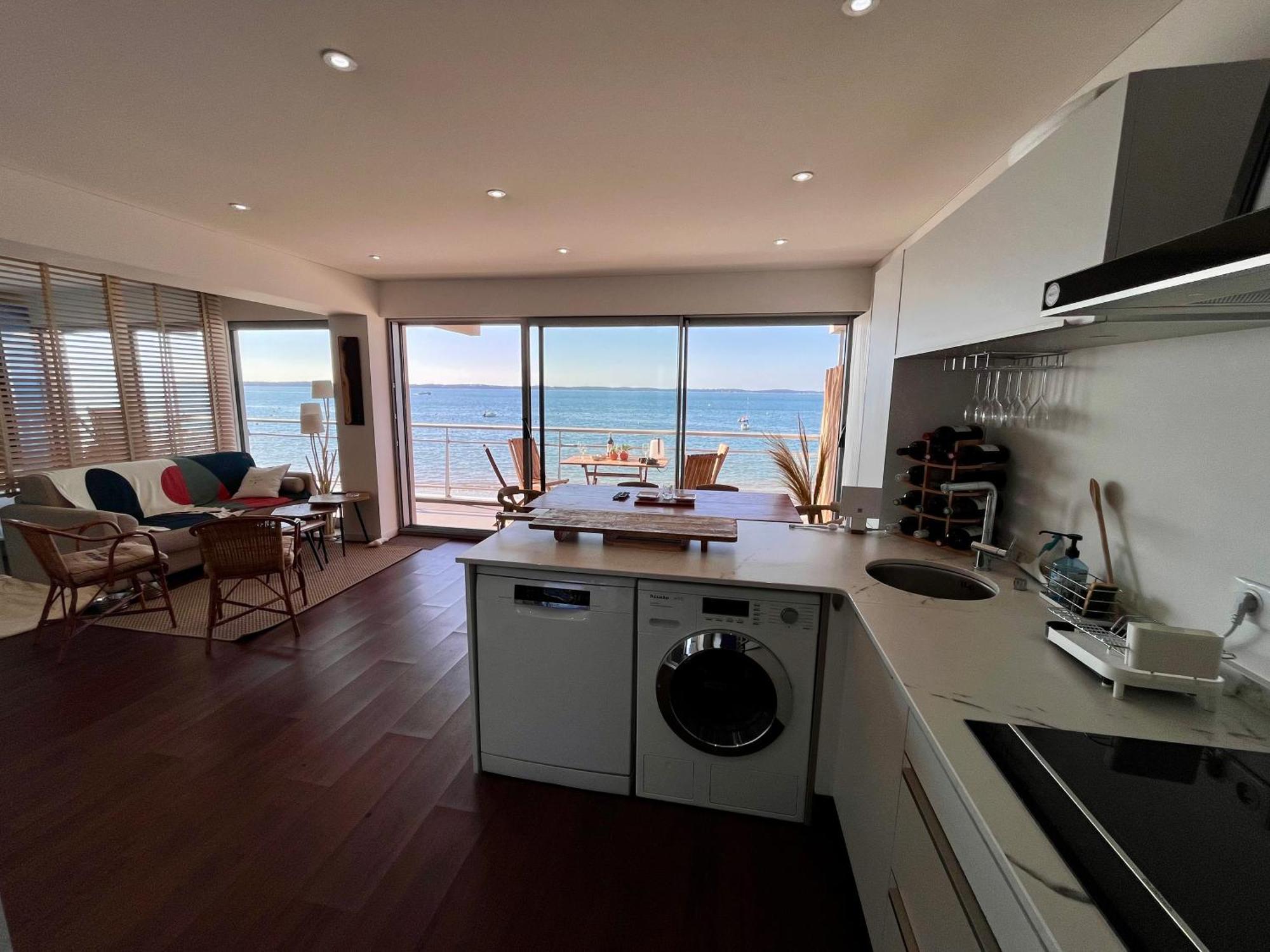 Premiere Ligne Acces Prive Et Direct A La Plage Vue Mer アルカション エクステリア 写真